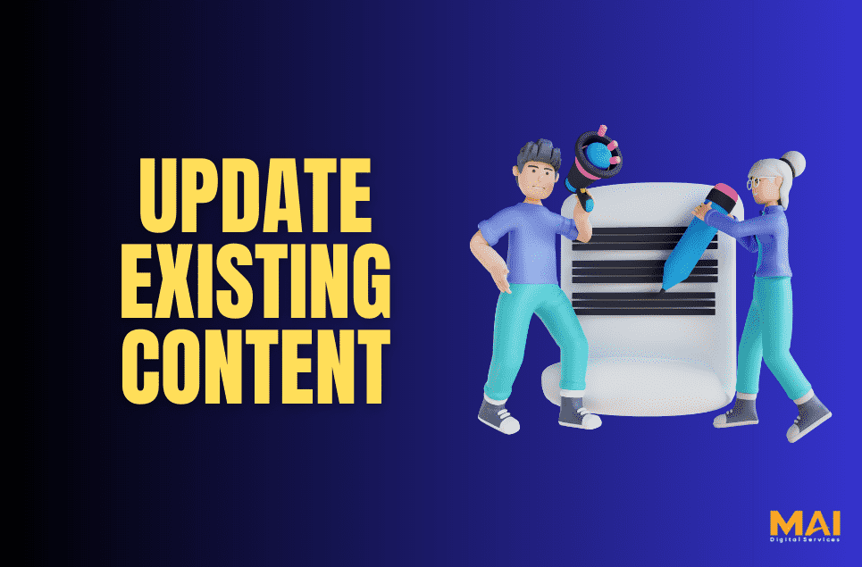 Update existing content